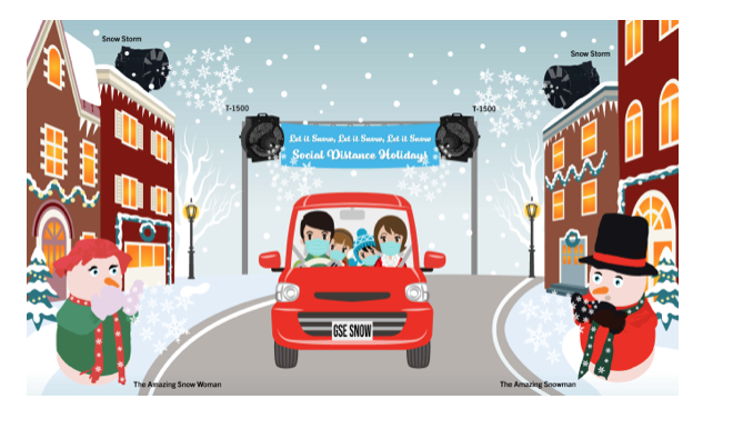 snow drive through experience 